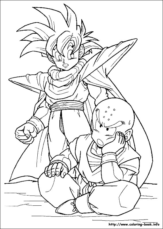 Dragon Ball Z coloring picture